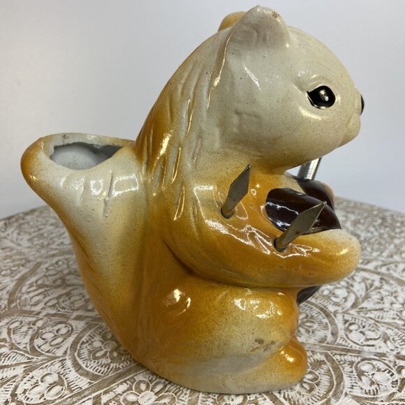 Vintage Squirrel Nut Cracker Tool Holder 1 Cracker 4 Picks No Hammer Japan - Picture 5 of 12